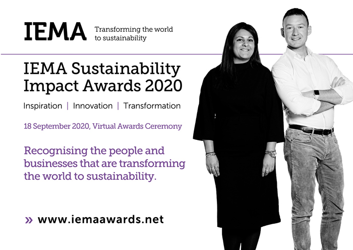 IEMA Sustainability Impact Awards 2020